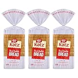 Katz Gluten Free Sliced Challah Bread | Dairy Free, Nut Free, Gluten Free | Kosher (3 Packs of 1 Sliced Loaf, 18 Ounce Each)