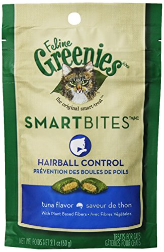 Feline Greenies 6-Pack Feline Smart Bites Treat, Tuna, 2.1-Ounce