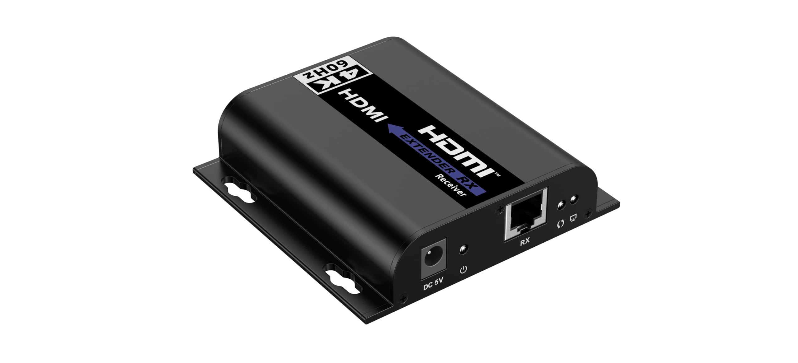 PremiumCord Extensor HDMI 4K hasta 120 m vía LAN, Over IP, Cat5/5E/6, UHD 4K 2160p 60Hz, Full HD 1080p, 4:4:4, HDMI 2.0, HDCP 2.2, Carcasa Robusta de Aluminio