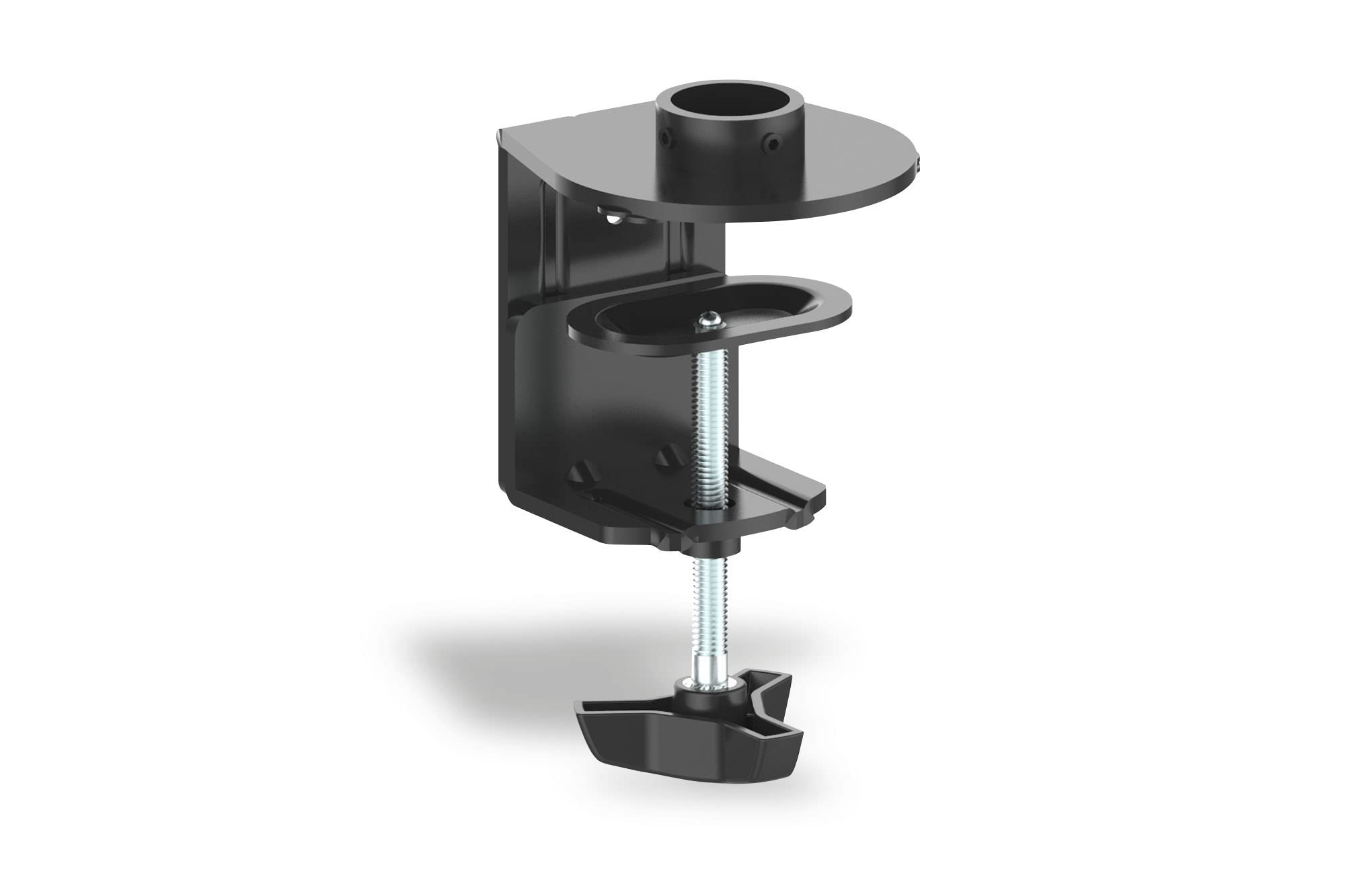 DIGITUS Supporto per monitor - Supporto - 4 monitor - Fino a 27 pollici - Fino a 4x 8 kg - VESA 75x75, 100x100 - Nero