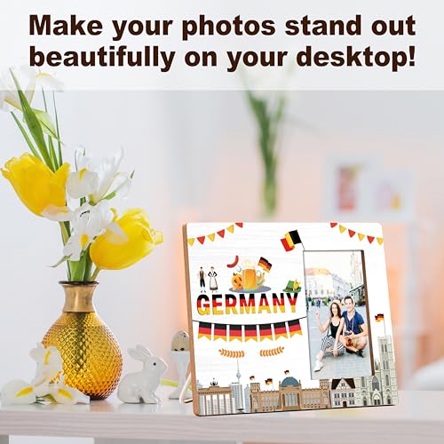 Image of Germany Picture Frame, Germany Travel Gifts, Germany Gifts For Women Men Couples Family Friends, Germany Photo Frame Souvenirs For Wedding Engaged Honeymoon, Europe Vacation Frame For Home Decor -09