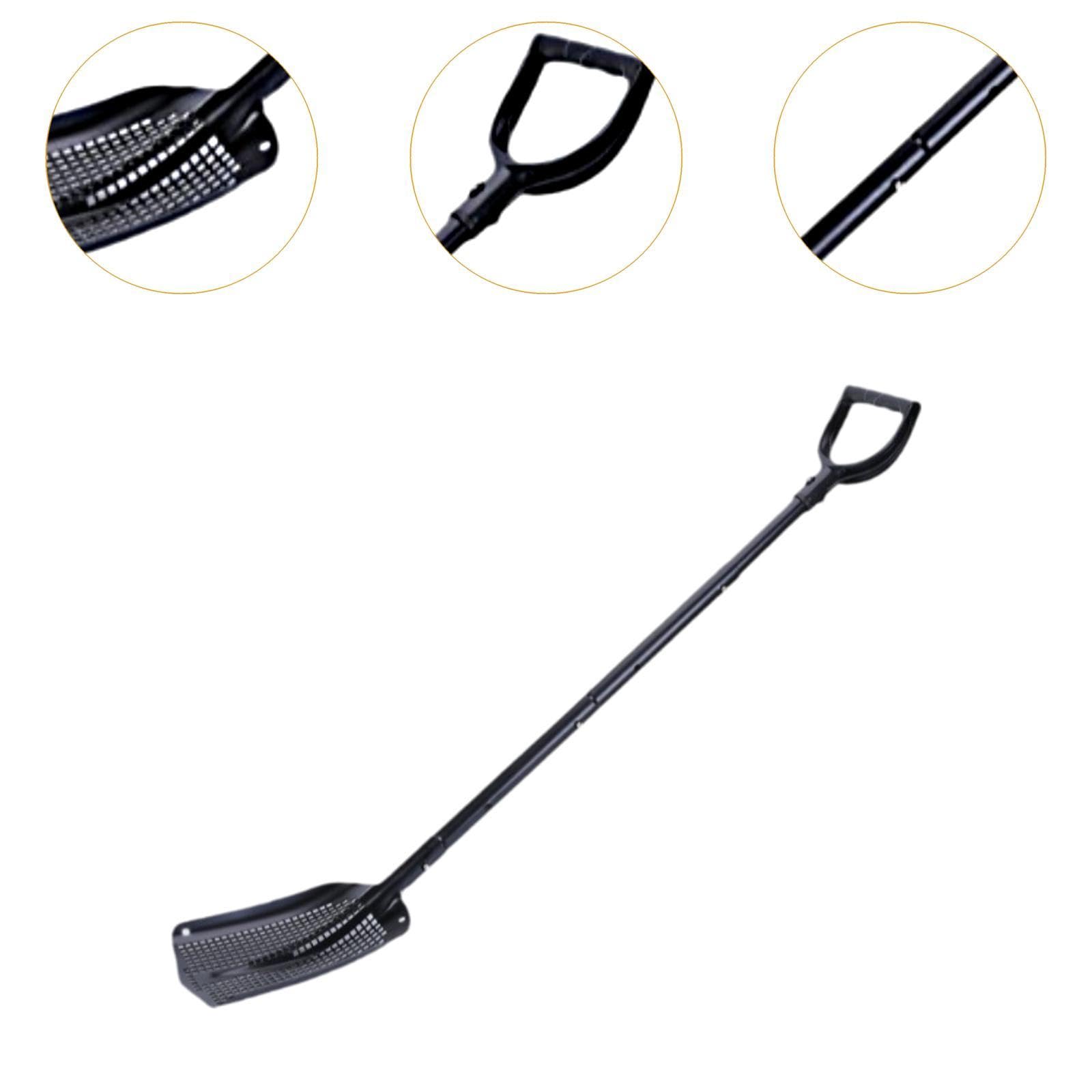 Scolapietre Scolapietre Setaccio Sabbia Badile Alluminio Ergonomico Manico Lungo Adatto a Caccia al Tesoro Spiaggia Pulizia Giardino Fattoria
