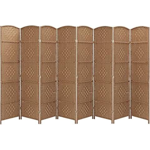 Panana 8 Panel Natural Room Divider Cover