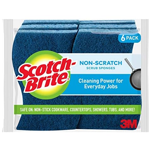 Scotch-Brite Non-Scratch Scrub Sponge, 6-Sponges Cover