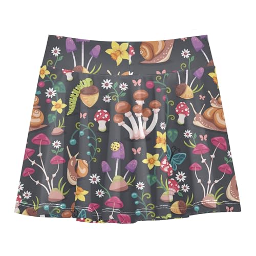 Girls Athletic Skirt with Built in Shorts Flowy Girl Golf Skirt Cheerleading Skirts with Pockets2