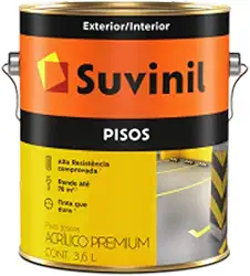 Tinta Suvinil para piso 3,6L - Cinza escuro - 53419321