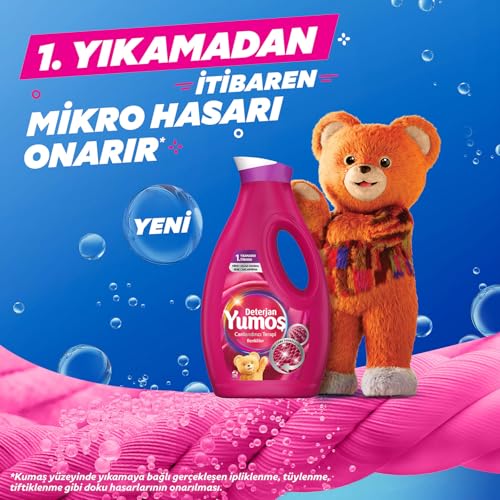 Yumoş Sıvı Çamaşır Deterjanı Canlandırıcı Terapi Renkliler İçin 1690 ml