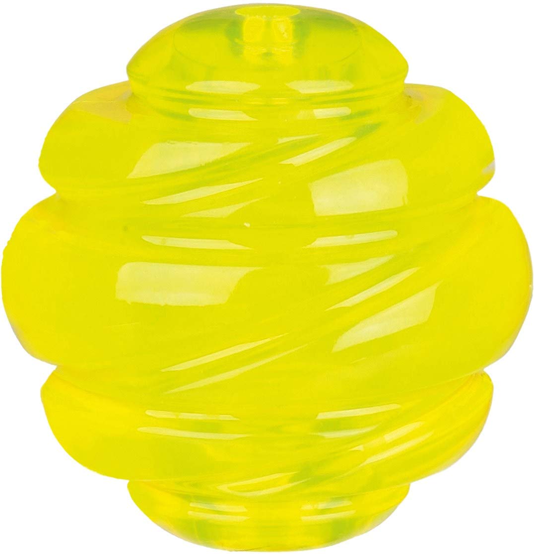 TRIXIE TRIXIE Sporting Ball Toy for Dogs - Thermoplastic Rubber, Yellow, Medium, 200 Gram (B07G79YRJD) Amazon Price History, Amazon Price Tracker