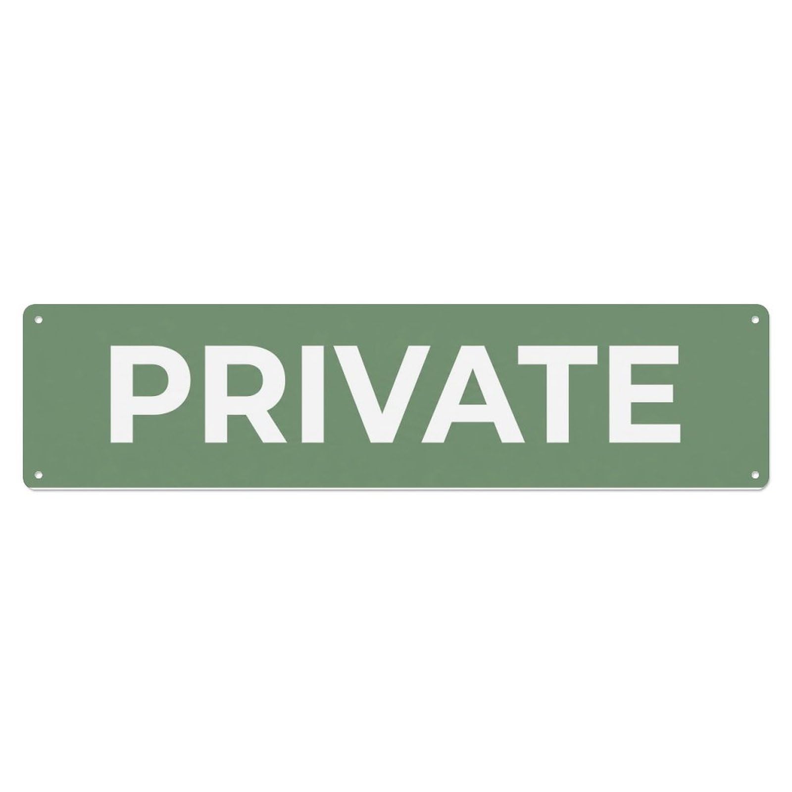 Okahys 4X16inch(10X40cm) Private Area Restricted Access Metal Tin Sign