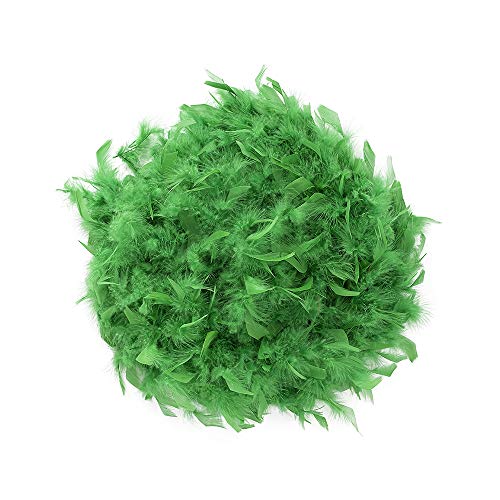 Zucker Chandelle Feather Boa – Medium Weight Boas 6 Ft- Costume Cosplay Accessory, Halloween Party, Carnival - Kelly #TOP4
