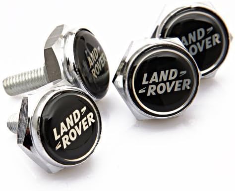 4 Pcs Separate Chrome License Plate Frame Bolt Screws for