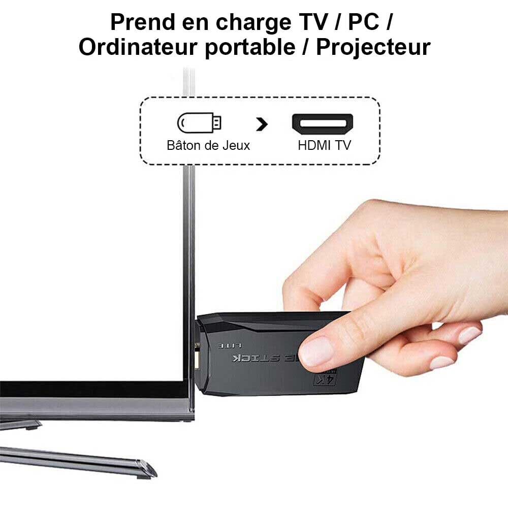 M8, Console de Jeu rétro avec 2 manettes sans Fil et Plus de 20 000 Jeux, est Le Cadeau Parfait pour Les Enfants et Les Adultes.
