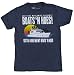 Step Brothers Movie Boats N' Hoes Licensed Men's T-Shirt ,Heather Navy,Large