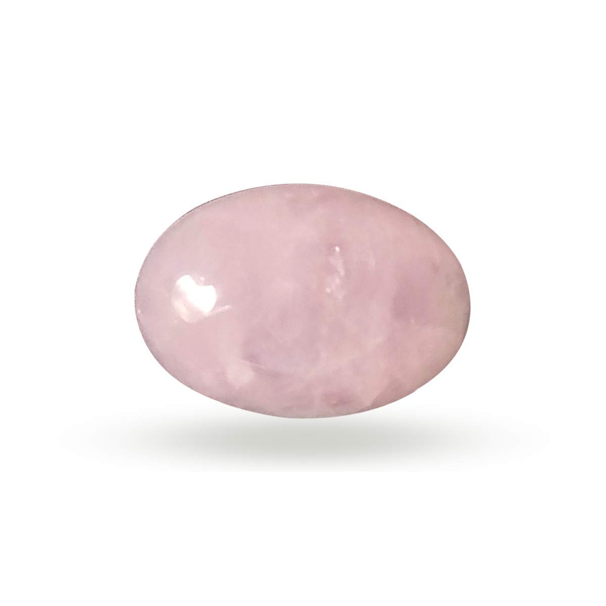 Reiki Crystal Products Natural Rose Quartz Gemstone 5.25 Ratti Rose Quartz Oval Shape Loose Gemstone for Ring, Pendant Cabochons Unisex (Color : Pink) (B07QQK6M3N) Amazon Price History, Amazon Price Tracker