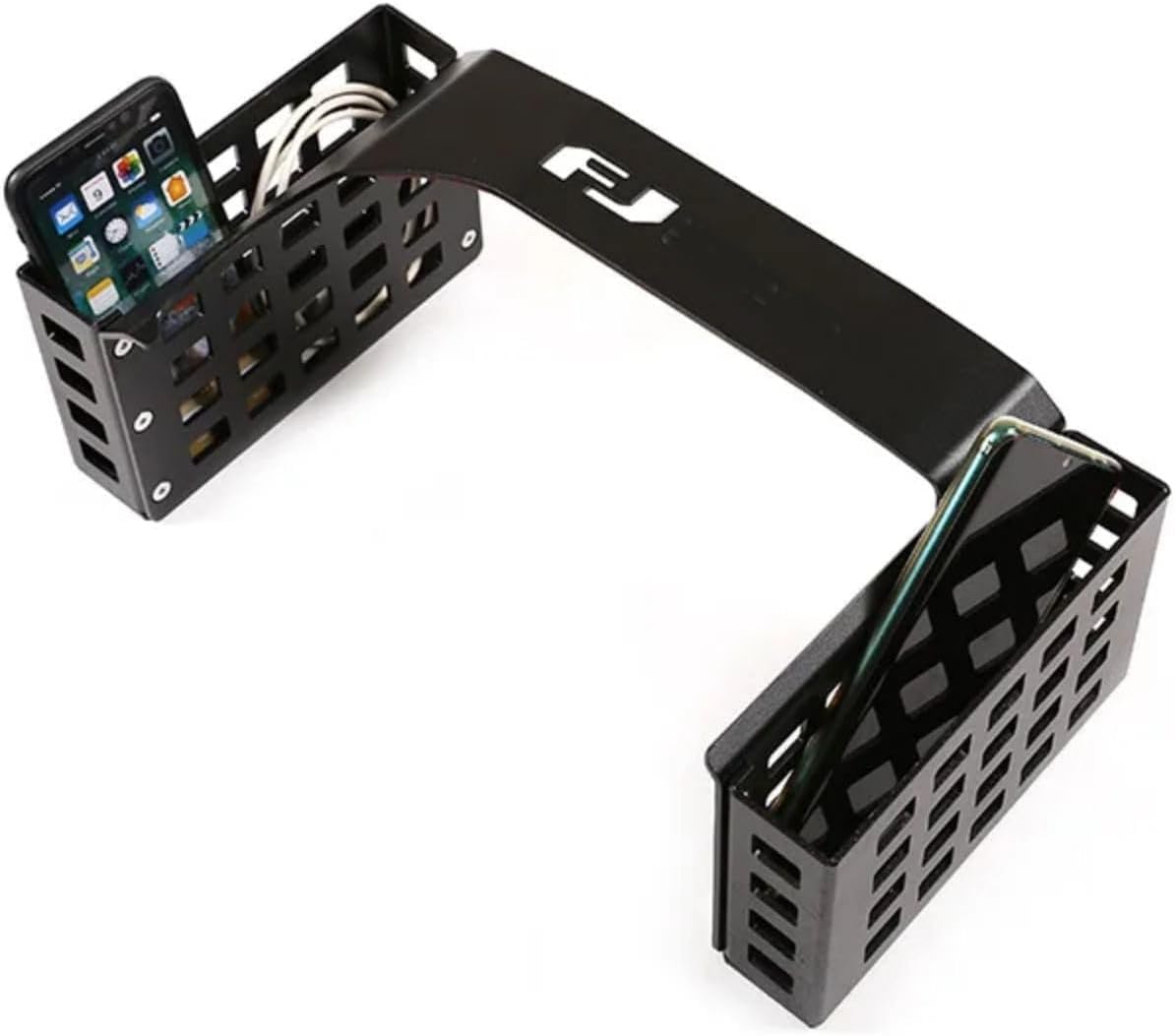 Center Console Shifter Storage Box for FJ Cruiser 2007-2022 Aluminum Alloy Storage Basket Interior Storage Accessories