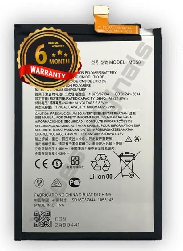 XILIOES ORIGINALS® MC50 Battery for Motorola G9 Power XT2091 XT2091-3 Battrey with 6 Month Warranty** (B295)