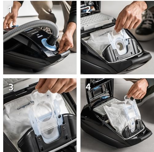 Siemens Staubsauger mit Beutel Q5.0 Extreme silencePower VSQ5X1232, für Allergiker, Hygiene-Filter, Starke Saugleistung auf Parkett… – Ansicht 9
