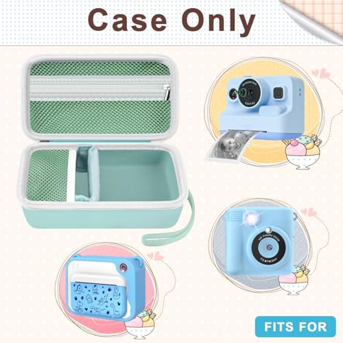 Maleta para cámara instantánea para niños color verde menta miniatura 2