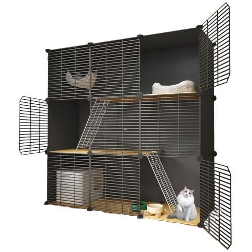付属品一式付き 人気 安い 猫ケージ 大型 2/3段 トイレ付き pp+金属鉄 おしゃれ 子猫用ゲージ 静音設計 掃除しやすい 留守番 DIY 組み立て簡単 移動も簡単 脱走防止 広々空間 多頭飼い 通気性が良い 保護用 防臭 室内用 ペット用品 猫・犬・