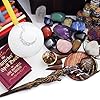 UnaLunaMoona Huge Witchcraft Kit, 236 Wiccan Supplies and Tools with Wiccan Altar Supplies, Witch Starter Kit, Altar Starter Kit, Witch Kit, Alter Witchcraft, with Book of Shadows. Made in USA #1