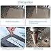 Vastar Step Drill Bit Set - 6 Pieces Titanium Step Drill Set with Automatic Center Punch in A Canvas Bag, High Speed Steel Step Drill Kit Total 50 Sizes