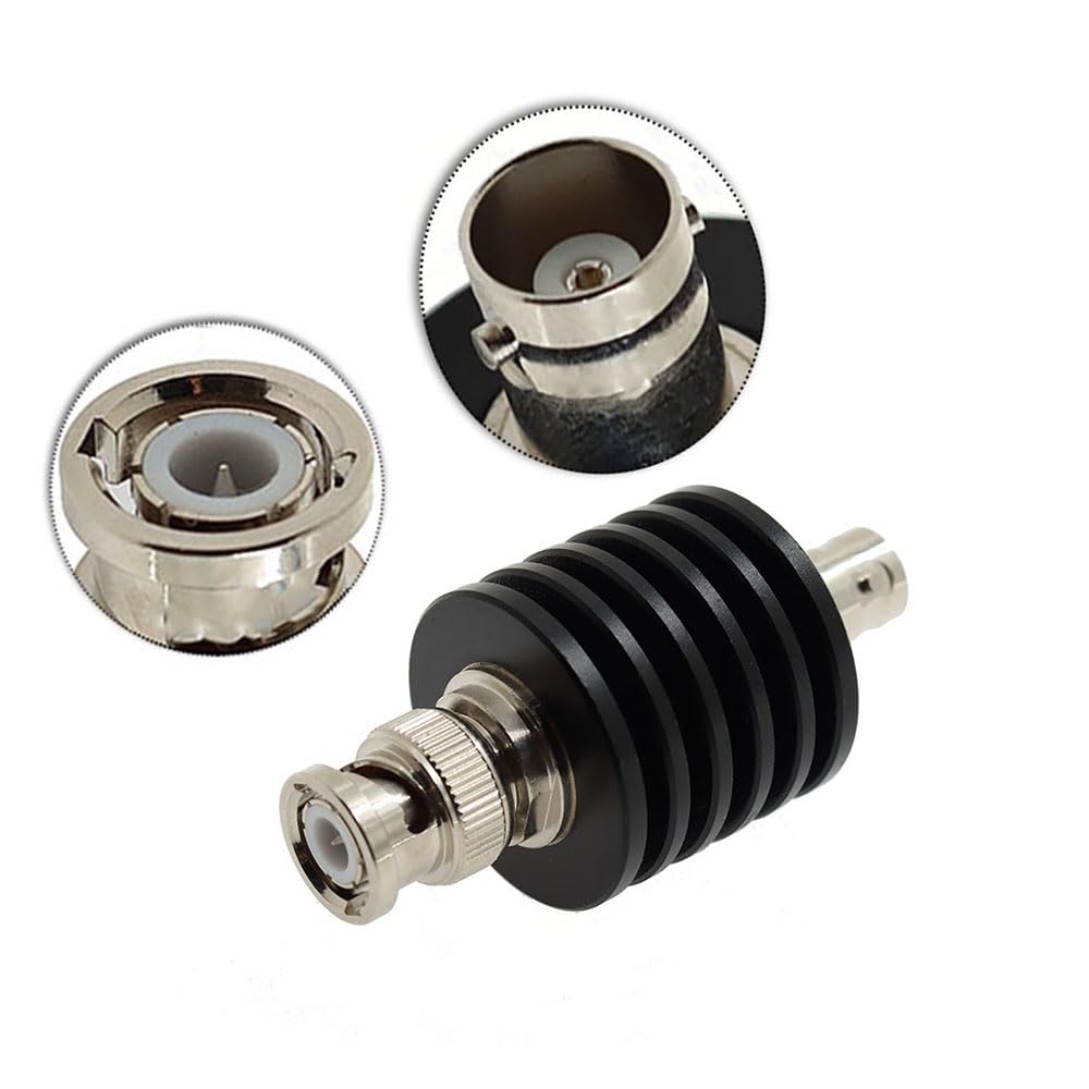UAMOU Atenuador RF BNC de 10 vatios, CC a 3 GHz, 50 ohmios, 1-40 db Cheerfully (Color : 10db)