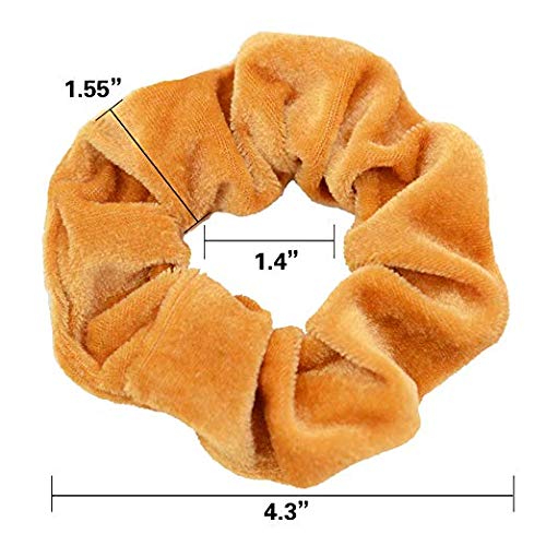 Chloven CH Loven 45 Pcs Hair Scrunchies Velvet Elastics Hair Bands Scrunchy Hair Ties Ropes Scrunchie thumb #3