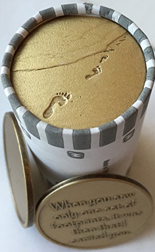 Jetons de poche en bronze Empreintes de pas dans le sable x25