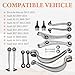 8K0407505A 14PC Front Upper & Lower Control Arms W/Sway Bar Link Compatible with Porsche Macan 2015-2023 For Audi A5 S5 2008-2017 Audi A6 A7 2012-2018 Audi A4 Q4 RS5 RS7 S4 S6 SQ5 2009-2018