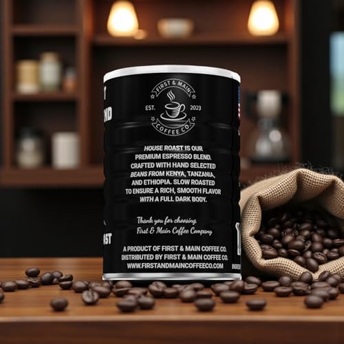 First And Main Coffee Co. House Roast Espresso 12 Ounce miniatura 3