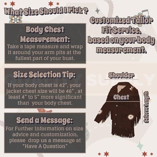 Western Cowboy Suede Jacket Men Traditional Buckskin Native American Beaded Brown Real Leather Fringe Jacket4