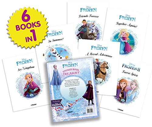Disney Frozen Sticker Book Treasury - Activity Books for kids, 350 reusable stickers, 96 pages of fun - Image 6