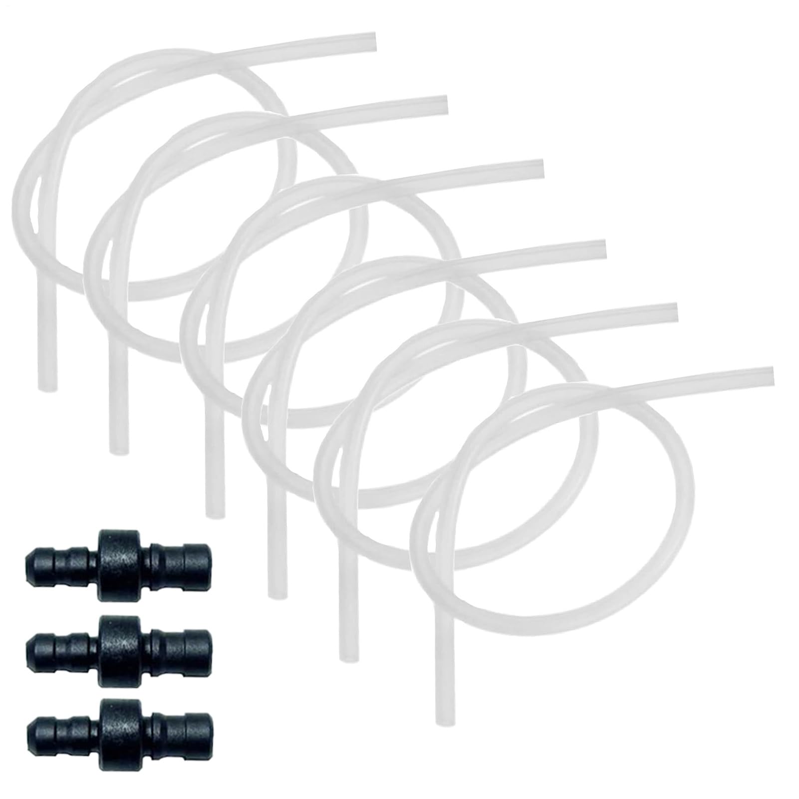 Tubo de leche para café – Kit de 6 piezas de tubos espumadores para máquina de café y 3 conectores, máquinas electrodomésticos cocina para casa, oficina, bar – para casa, hotel, bar, cafetería