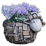 【Premium Garden Sculpture】: Die Outdoor-Statuen sind aus Magnesiumoxid, umweltfreundlich und sicher; Ihre filigranen Details und Magnesiumoxid-Materialien machen diese Statuetten zu jeder Jahreszeit im Innen- und Außenbereich haltbar