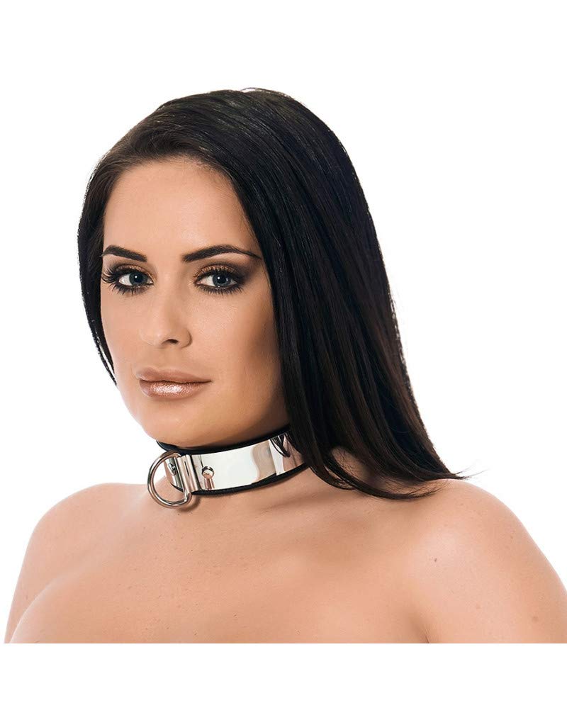 Rimba Leather Collar with Metal and Padlock, 0.2 kg