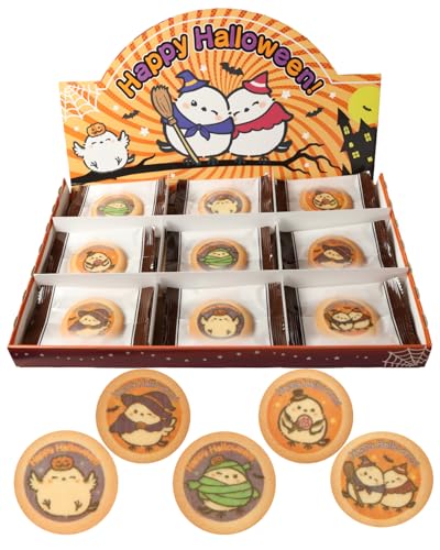 ハロウィン お菓子 クッキー シマエナガ ギフト 18枚 個包装 パーティ プレゼント かわいいデザイン ばら撒きのサムネイル