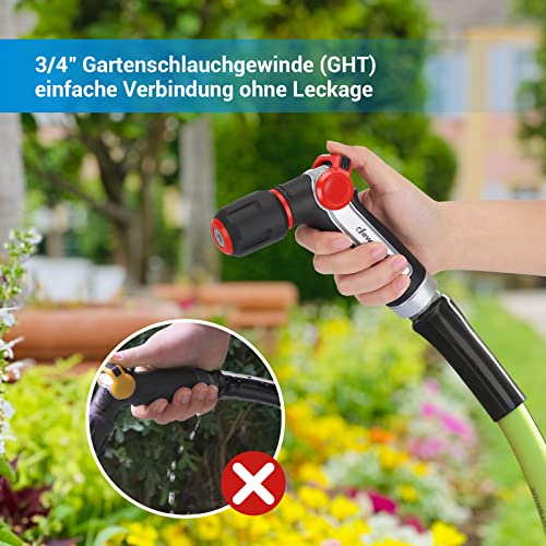 Gartenschlauch-Pistole DEWENWILS Hochdruck Gartenbrause mit Daumensteuerung