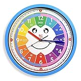 kinderuhren wanduhren Schöne, große Wanduhr fürs Kinderzimmer ca. 29 cm Durchmesser und ca. 3,8 cm Tiefe. Großes lesbares Ziffernblatt.