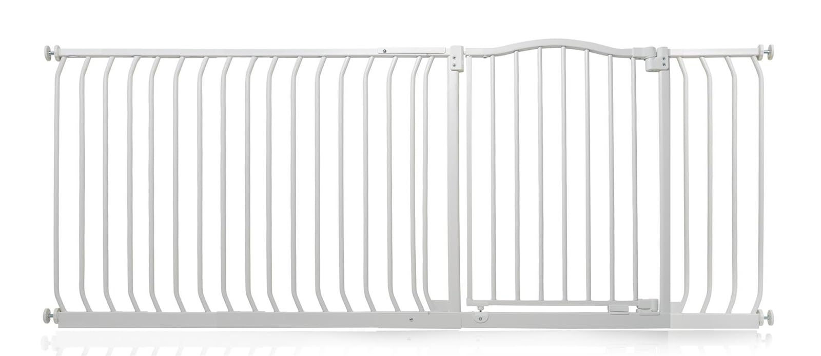 Safetots Curved Top Safety Gate, 71cm - 80cm, Matt White, Pressure Fit Stair Gate, Baby Gate for Doors Hallways and Spaces, Safety Barrier, Easy Installation — view 50