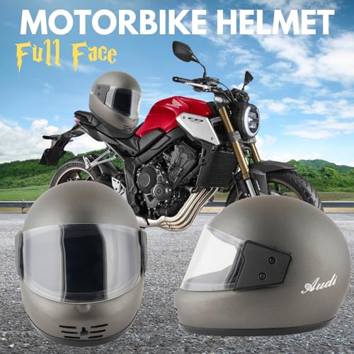 Image of Sage Square Audi Full Face Clear Visor Helmet | ISI Certified | High Standard Safety | Extra Comfort & Stylish