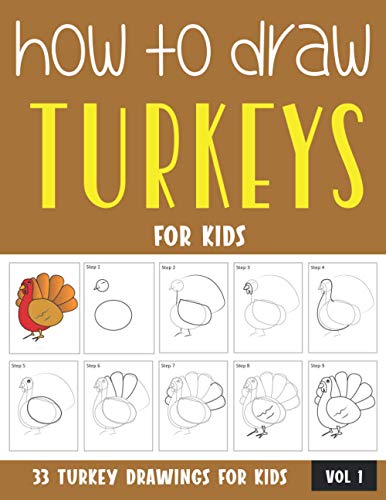 How to Draw Turkeys for Kids