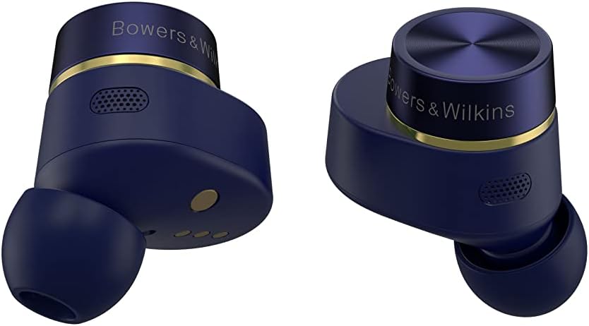 Bowers & Wilkins Pi7 S2 True Wireless Noise Cancelling Headphones – Active Noise Cancellation, Qualcomm aptX, Bluetooth, Crystal-Clear Calls, Wireless and 15-Minute Charging, Midnight Blue