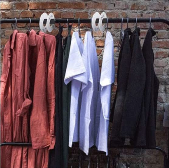 20 Stück Schrank-Trennwände - Runde Kleiderbügel-Organizer Aus Kunststoff