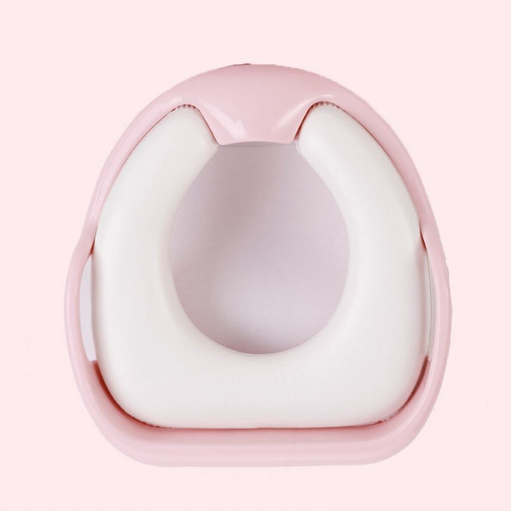Coussins pour garçon et fille avec housse de toilette rose rembourrée de grand confort