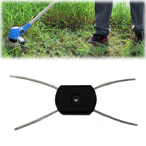 ZXCVWWE String Trimmer Head, Electric Weed Eater Head Replacement Steel Wire Line Trimmer Spool Wire Weed Trimmer Head Weed Wacker Attachment for Cordless Grass Trimmers1