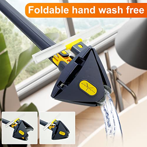 Mocio Triangolare Regolabile Girevole a 360° Super...