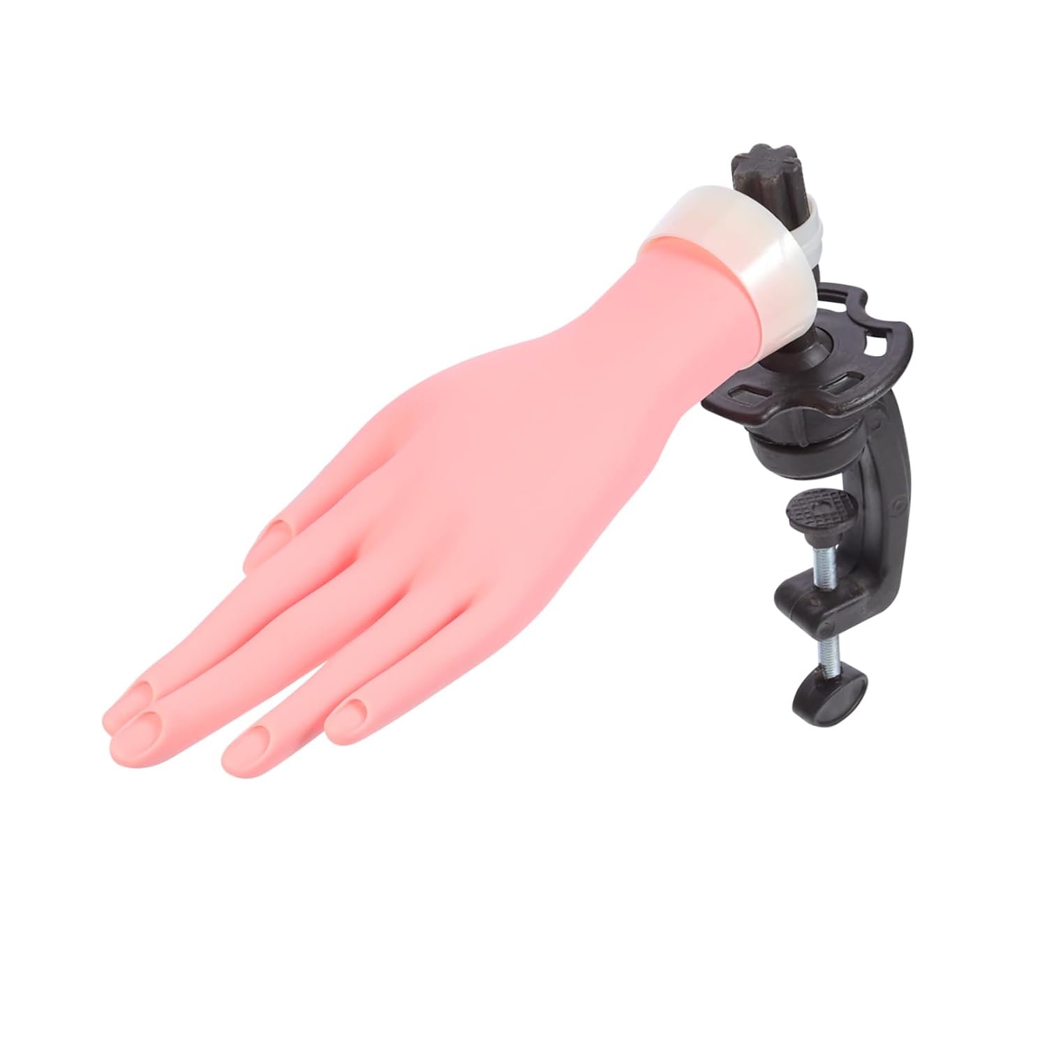 VICASKY 1set Manicure Practice Hand Model with Realistic Soft Skin for Nail Art Training Suitable for Beginners and Professionals Nail Design