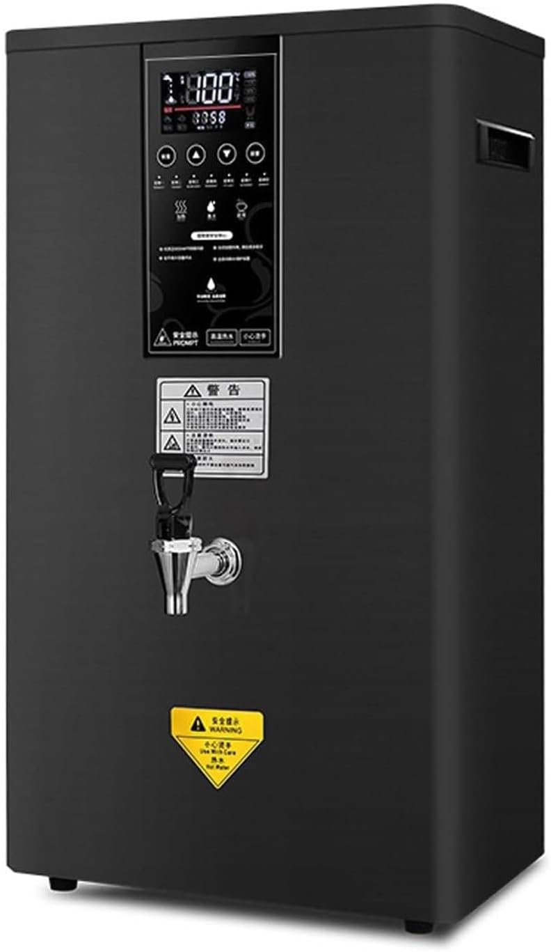 Wall-Mounted Instant Hot Water Dispenser - Electric Kettle with Temperature Control and Spout for Fast Boiling Water - Perfect for Coffee, Home, and Office Use(Black,50L)