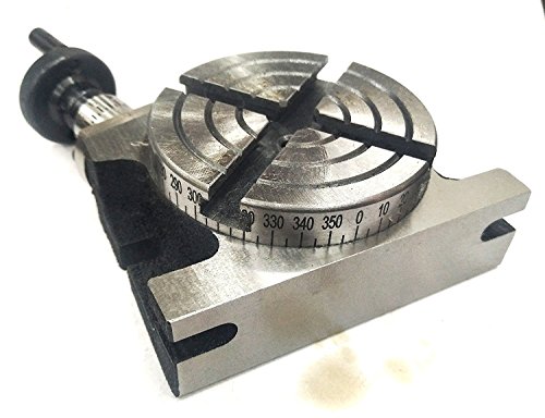 Table rotative 7,6 cm (75 mm) modèle horizontal et vertical pour fraisage précis