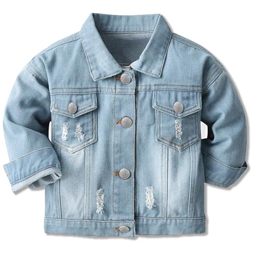 Cromoncent Classic Denim Jacket for Boys Girls